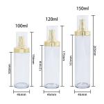 Skin Care Plastic Spray Bottles Cosmetic Container Jar 100ml 120ml 150ml Cap