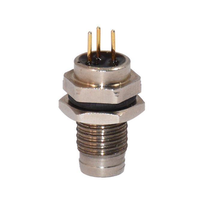Amphenol Circular Connector M8 Socket Waterproof IP68 Cable Connector