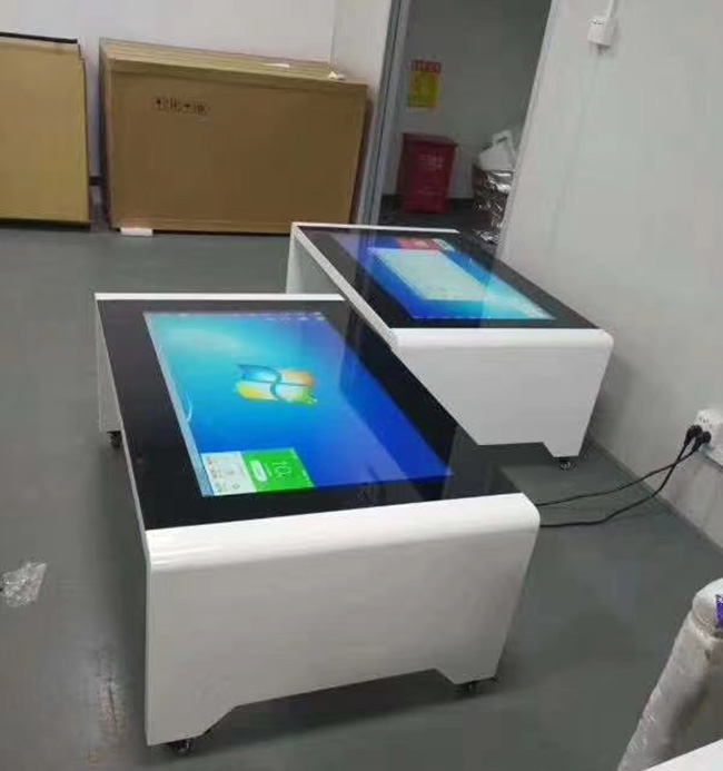 43 Inch Smart Kids Game Touch Screen Table / Kids Education LCD Multi-Touch Windows Drafting Table
