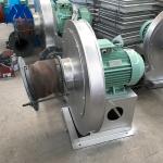 Grey Blue Material Handling Blower Stainless Steel Centrifugal Fan