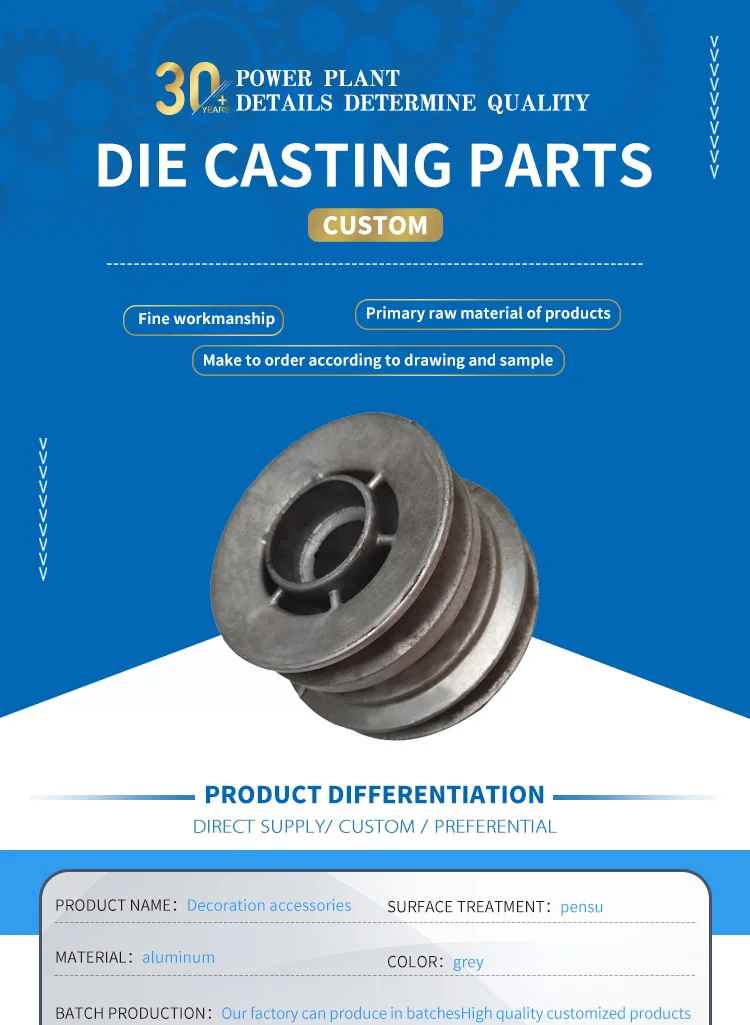 Precision Aluminum Cast Parts for Customized Tolerance 0.01mm Control 100% Inspected /ISO9001 System