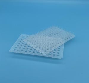 China Transparent 0.1ml PCR 96 Well Semi Skirted PCR Plate wholesale