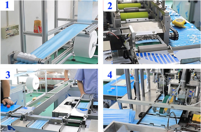 Easy working / free installation Surgical masks making machine/fully automatic mask line