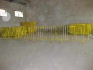 China Popular Crowd Stopper Barricades , Road Safety Pedestrian Crowd Barriers wholesale