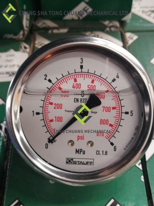 SPARE PARTS OF CONCRETE PUMP TRUCK OF SANY HEAVY INDUSTRY AND ZOOMLION, PRESSURE GAUGE DS63-6MPA1019900050