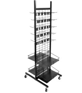 China Store Supermarket Store Fixtures Retail Rolling Merchandise Display Stand Rack wholesale