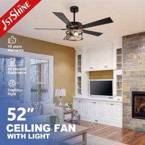China CB SAA ETL 5 Blades Classic Ceiling Fan With Light For Living Room wholesale