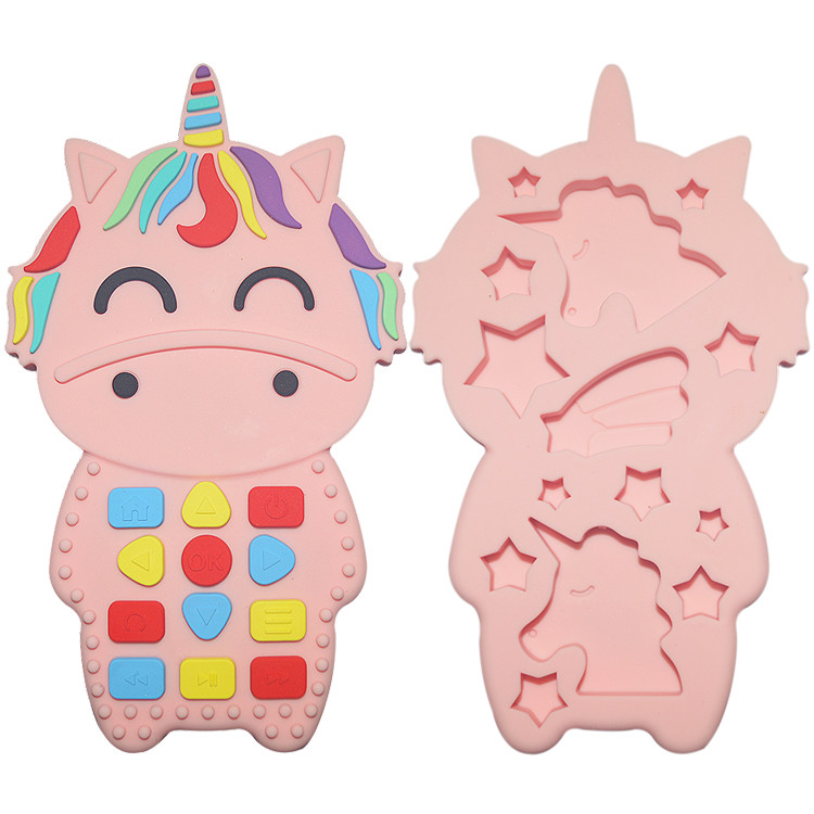 Custom Silicone Chew Toy Silicone Baby Teether For Teething Pain Relief