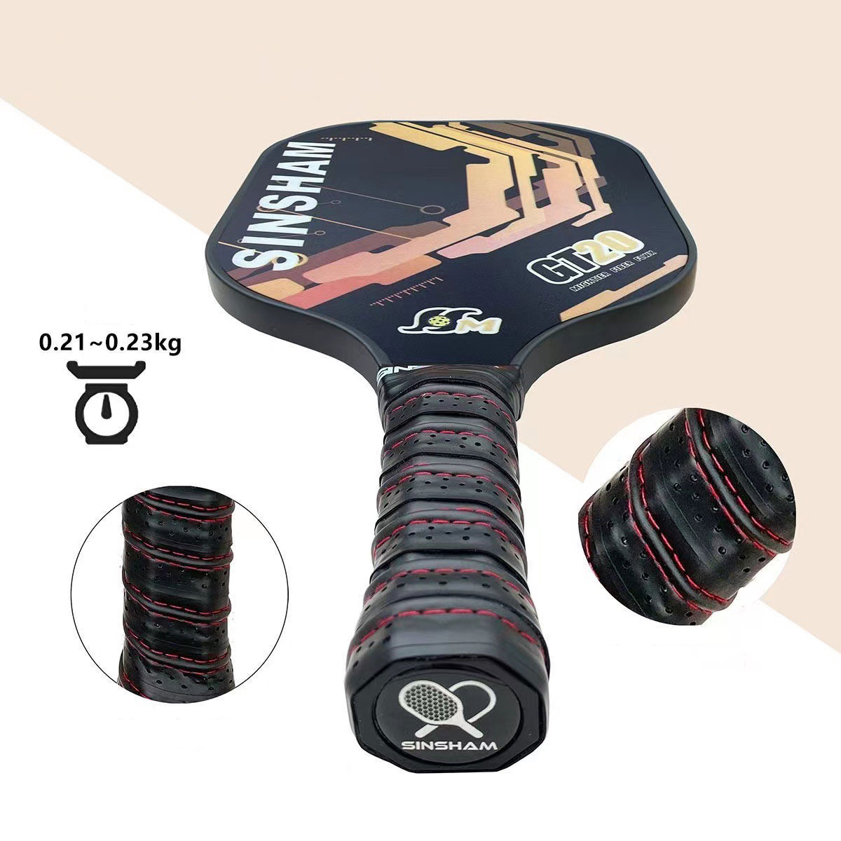 Enhance Your Pickleball Skills with 4 Fiberglass Graphite Rackets Balls and Bag Set