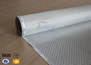 China Flame Retardant Fiberglass Fabric Silver Plated Fabric Double Sides 230g wholesale