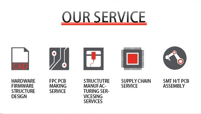 Ems Contract PCB Assembly Service China Through Hole Pad Pcb