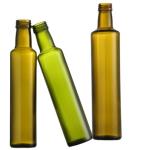 Square Dark Green Marasca Cooking Olive Oil Glass Bottles 100ml 250ml 500ml