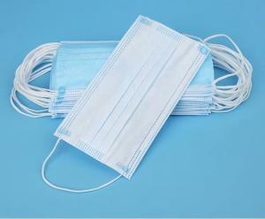 China 10pcs Bag 3 Ply Meltblown Nonwoven Medical Face Mask Disposable wholesale