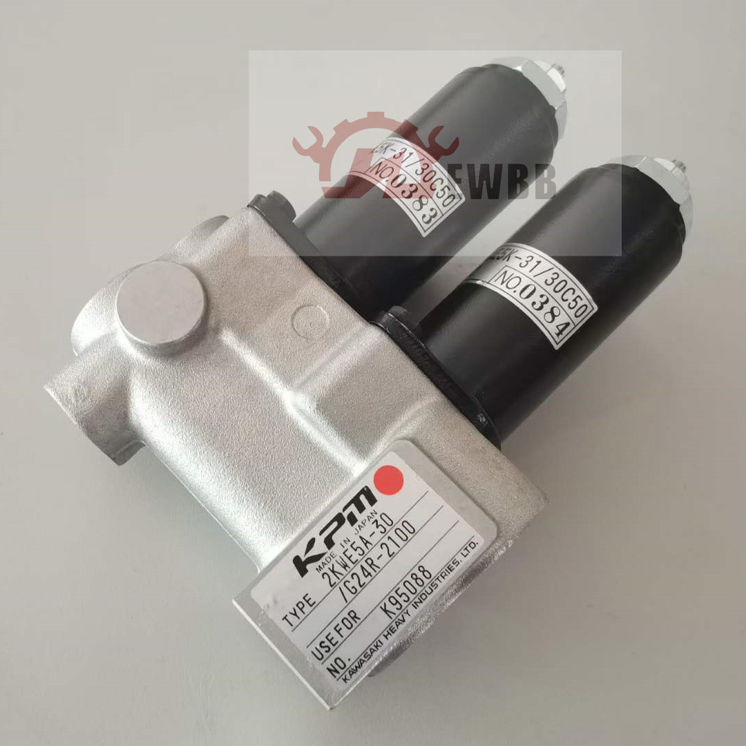 K95088 Excavator Electrical Kawasaki Solenoid Valve KDRDE5K-31/30C50-122