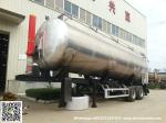 Aluminum Alloy Wheat Flour Bulk Tanker with Tipping Hydraulic Cylinder (6000USG