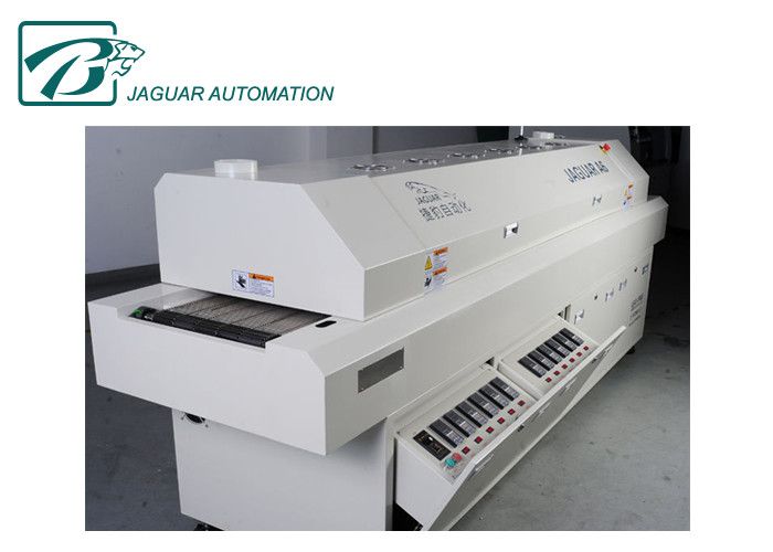 Lead Free Hot Air Reflow Soldering Machine 6 Hot Air Heating Zone PID Control