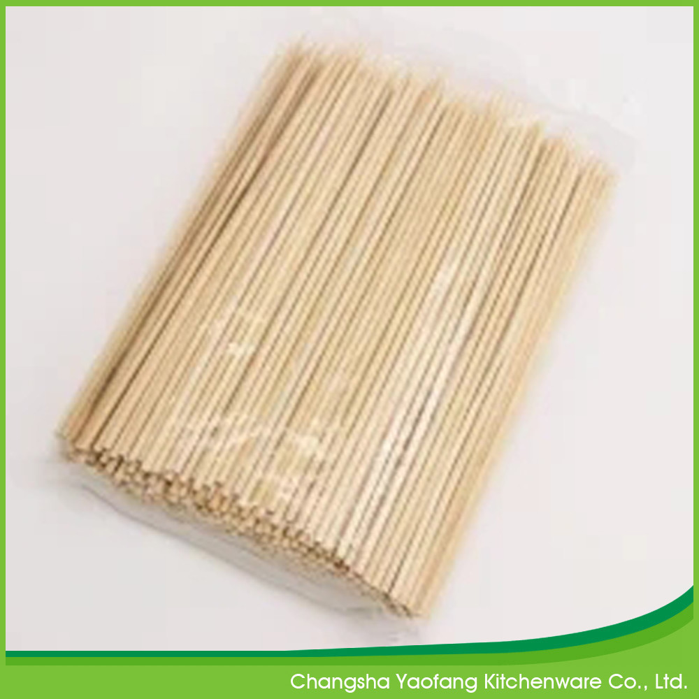 30cm Disposable Mao Bamboo BBQ Skewers Stick Biodegradable