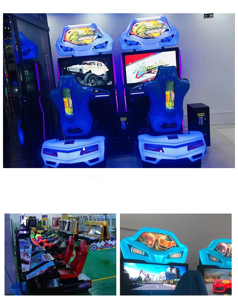 Arcade Games Video Machine Motion Simulator Car Racing Game Machine 2300*1200*2300mm 100KG