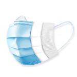 BFE >95-99% 3 Ply Face Mask Disposable For Clinic / Hospital / Person