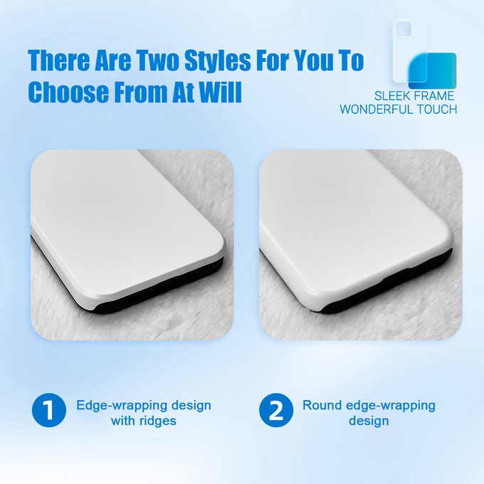 Magnetic Coating 2 In 1 3D Sublimation Phone Case For IPhone Blank Cover