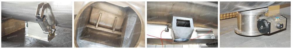 Powder Mixing Ribbon Blender Machine Ss316L For Construction Line