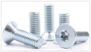 China Zinc Plated Steel Torx Countersunk Head Screws GB2673 Torx Drive Flat Head Screws on sale