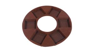 China Round Dessert Packaging Boxes Coffee Color Plastic Eco Protection wholesale