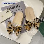 Summer Girl Pvc Flats Bow Md Sole Women'S Rubber Slide Sandal