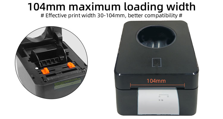 USB / LAN /BT /WIFI Interface Type Thermal Receipt Printer for Label Printing