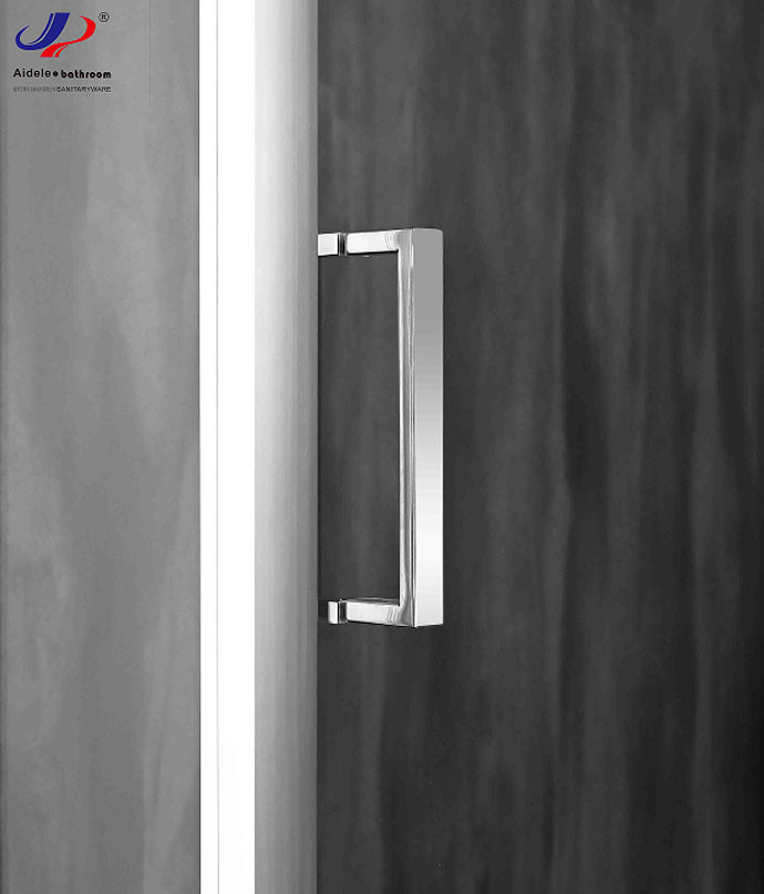 6mm Tempered Safety Glass in Chromed Aluminium Frame Glass Shower Enclosures
