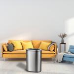 12L Anti Smudge Stainless Steel Bathroom Trash Can