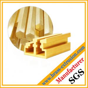 China copper alloy brass material for metal window door frame parts brass extrusion profile sections 5 ~ 180mm wholesale