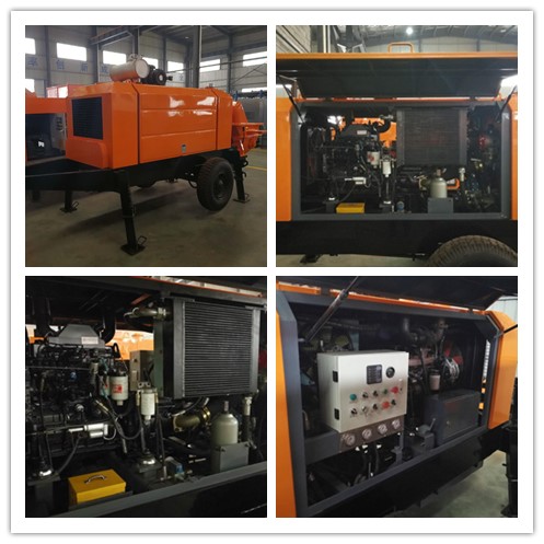 AI-40JBC NEW Concrete Pump / Trailer Mounted Concrete Mixer Pump JBC40 JBC450