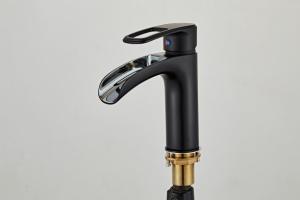 China Black 314SUS Electroplating Wash Basin Faucet wholesale