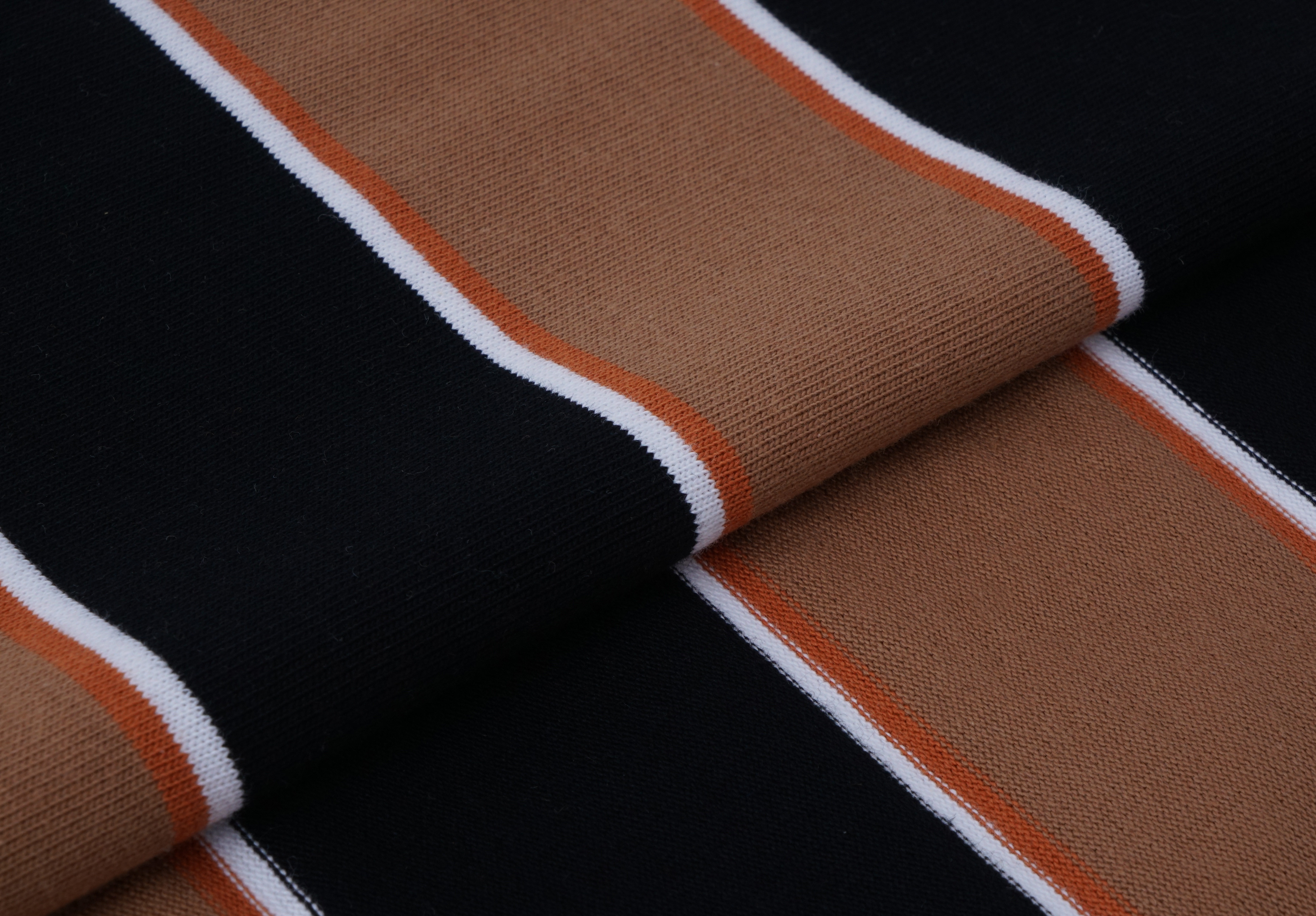 Smooth Comfortable Elasticity Skin-Friendly Striped Material Fabric 165cm Width