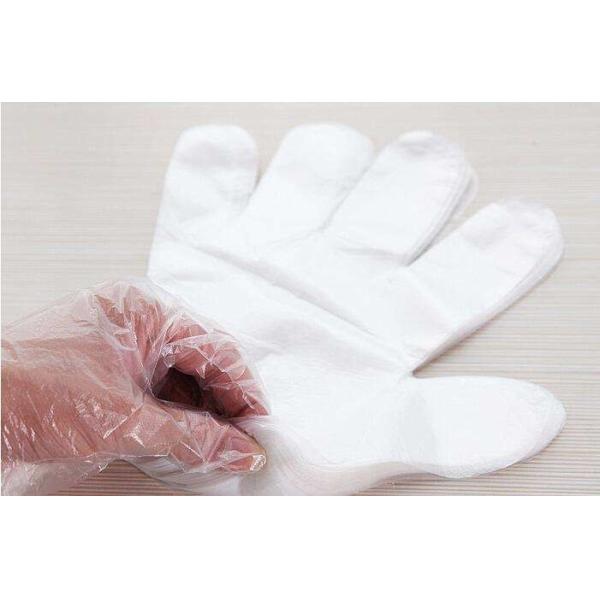 China Soft Polythene Gloves Food Handling , Waterproof Clear Plastic Disposable Gloves wholesale