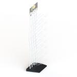 Multiple Layer Spiral Shape Baseball Cap Metal Wire Display Rack