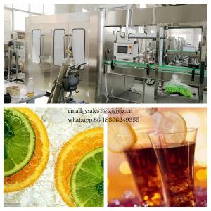 China Complete Carbonated Soft Drink Filling Machine / Drink Bottling Machine wholesale