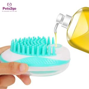 China Silica Gel 100g Bath Brush Pet Bathing Tool wholesale