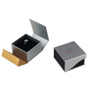 China Velvet Ring Jewelry Packaging Box OEM Cardboard Jewellery Display Boxes wholesale