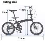 GOMID 20 inch SHIMANO kit gear cycle aluminium alloy folding city bike bisiklet