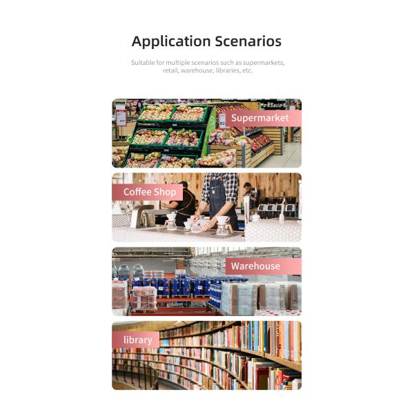 Handheld Wired 1D 2D QR Bar Code Reader Barcode Scanner for Receipt Cash Register Inventory Bank Cheque Management