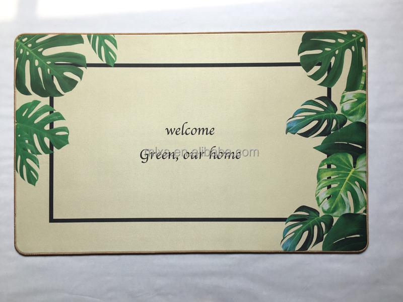 Minglu BFM-029  High quality Suede Fabric floor mat bath mat Welcome door Mat