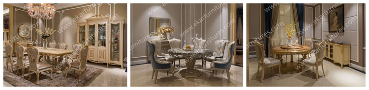 Mediterranean style wood design royal dining chairs FY-105