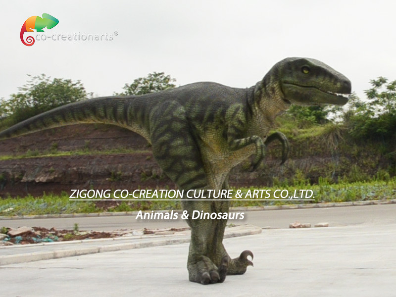 1.7m Animatronic Dinosaur Velociraptor Costume Realistic Create Spectacular Jurassic Scenes