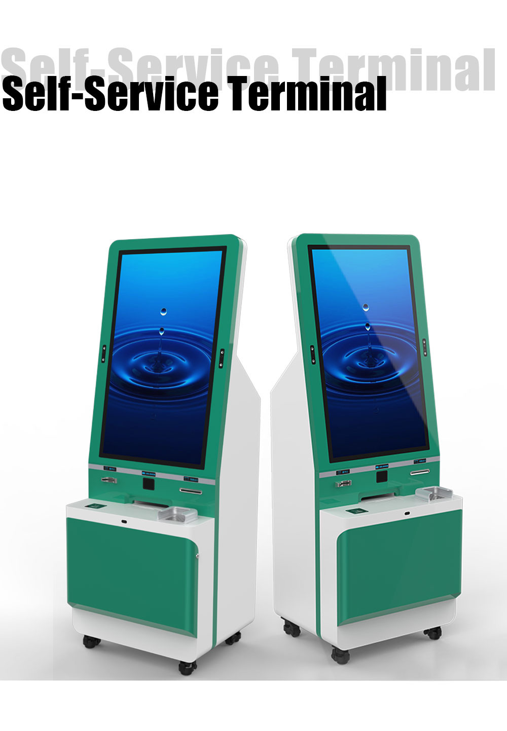 White Android Pos Terminal With Printer All In One Android Printer Terminal
