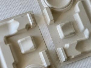China Smooth Molded Pulp Food Packaging Biodegradable Moulded Cardboard Renewable Fiber wholesale