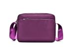 Small Purple Travel Messenger Bag For Women Durable Customized Logo