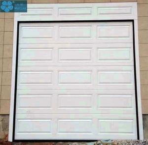 China White IP55 430mm Panel Residential Sectional Garage Door wholesale
