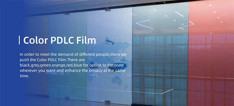 PDLC Smart Film Change Color Privacy Control Screen Film In Roll